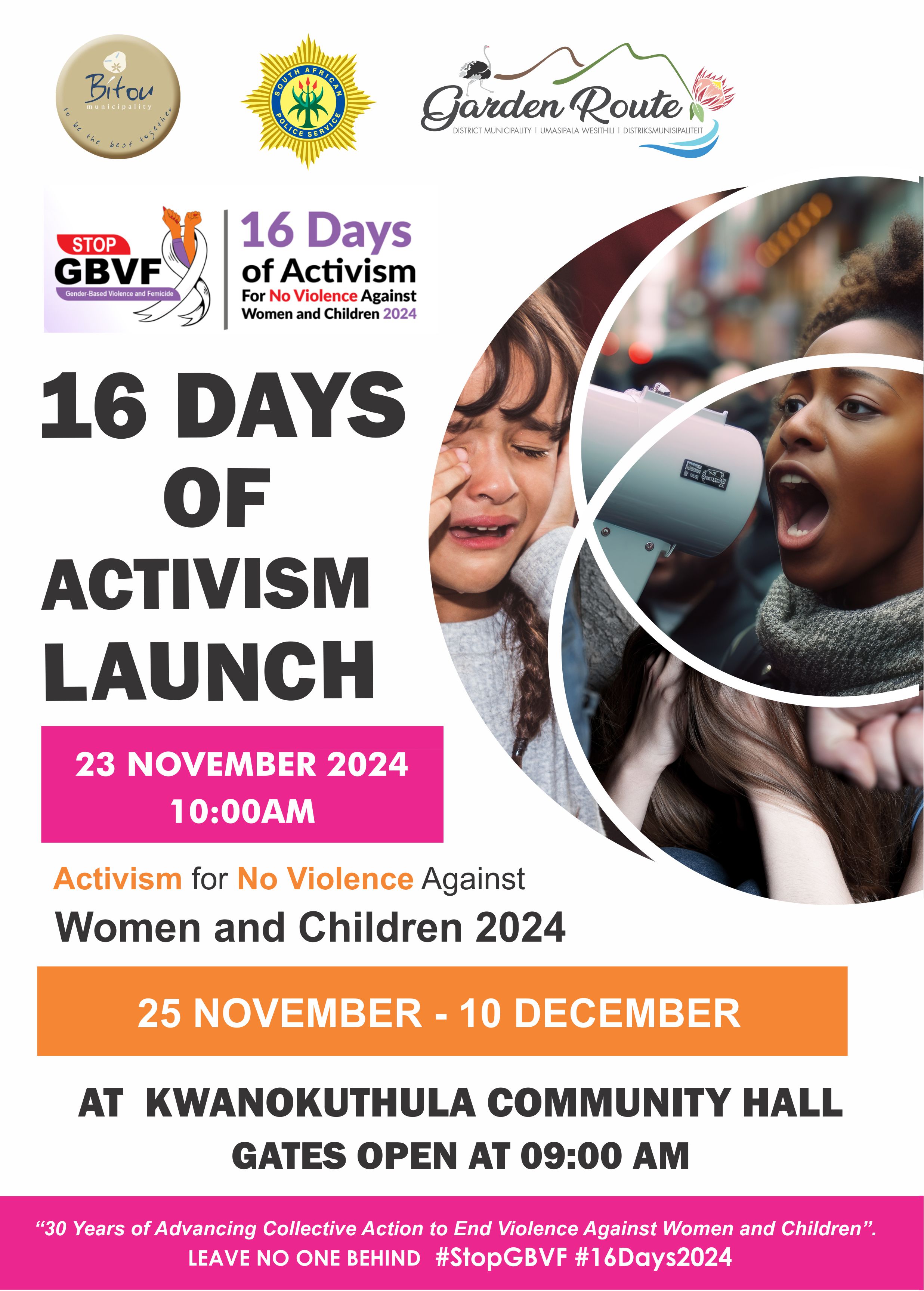 16 Days of Activism Poster