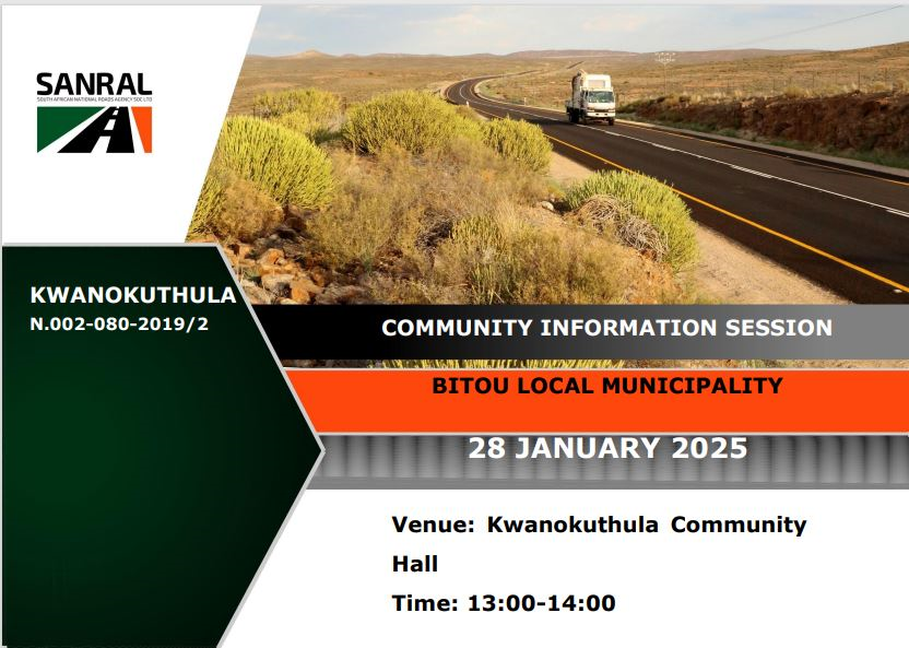 Community Information Session - KwaNokuthula Hall