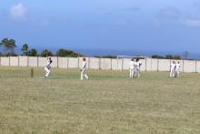 Ongoing cricket game