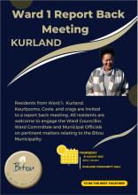 Ward 1 Report Back Meeting (Kurland)