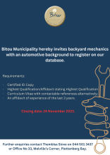 Calling all community mechanics to join Bitou Automative Database