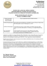 PUBLIC NOTICE | Proposed Rezoning and Subdivision of Erf 8010